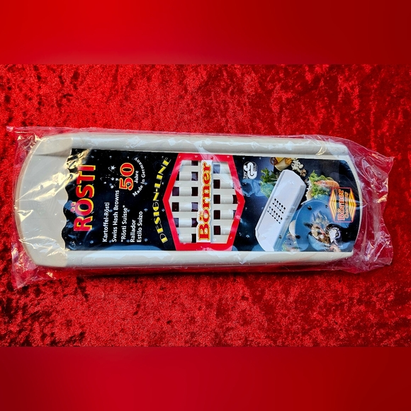 Set 4 four Borner Börner Deco Wave Twin Grater Rosti Swiss Hash Browns Germany - Picture 6 of 16